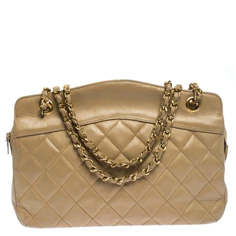 chanel beige purse|Chanel shoulder bag women.